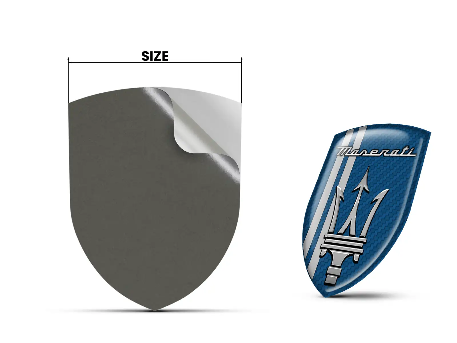 Maserati Adesivi Vinile Auto su Misura Edizione Elegante Massimo